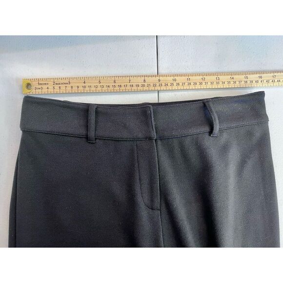 J Jill Wide Leg Pants Size 10 Black Pockets Stretch Soft Knit Capsule 32" Inseam - Picture 6 of 9